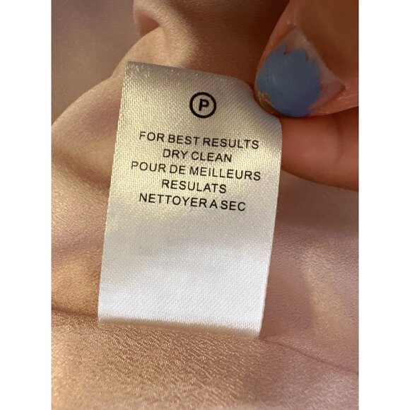 Halston Heritage Pink Textured Jacquard Fit & Flare Dress - Picture 9 of 9